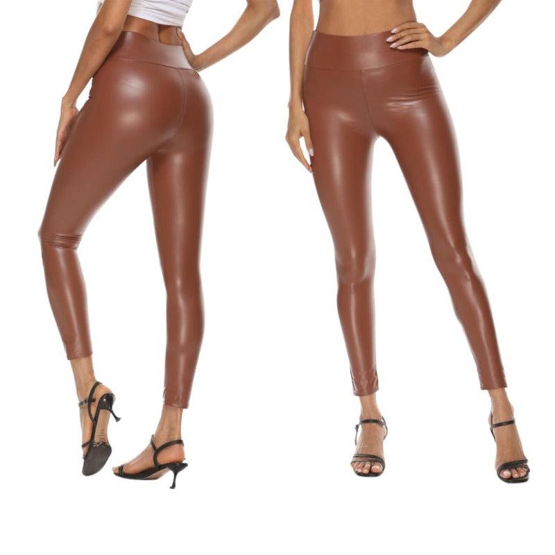 Leathery™ Figuurvormende Leren Broek